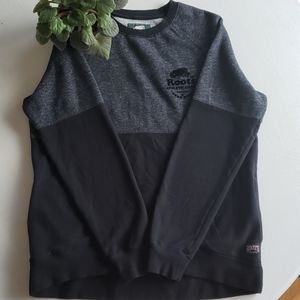 Roots crewneck colorblock sweatshirt
